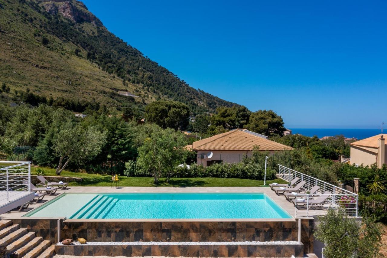 Villa Maria Con Piscina E Vista Mare Castellammare del Golfo Dış mekan fotoğraf