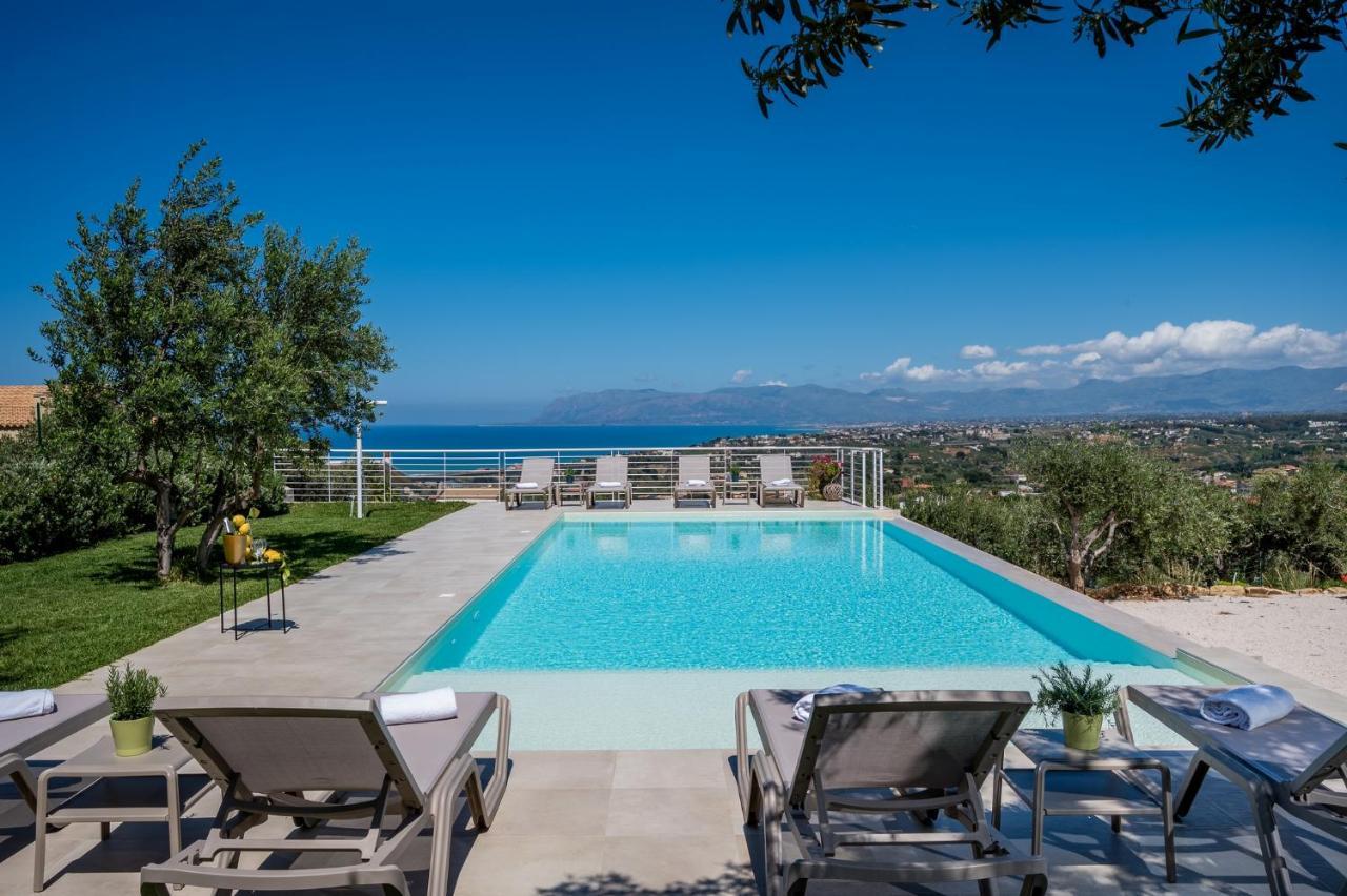 Villa Maria Con Piscina E Vista Mare Castellammare del Golfo Dış mekan fotoğraf