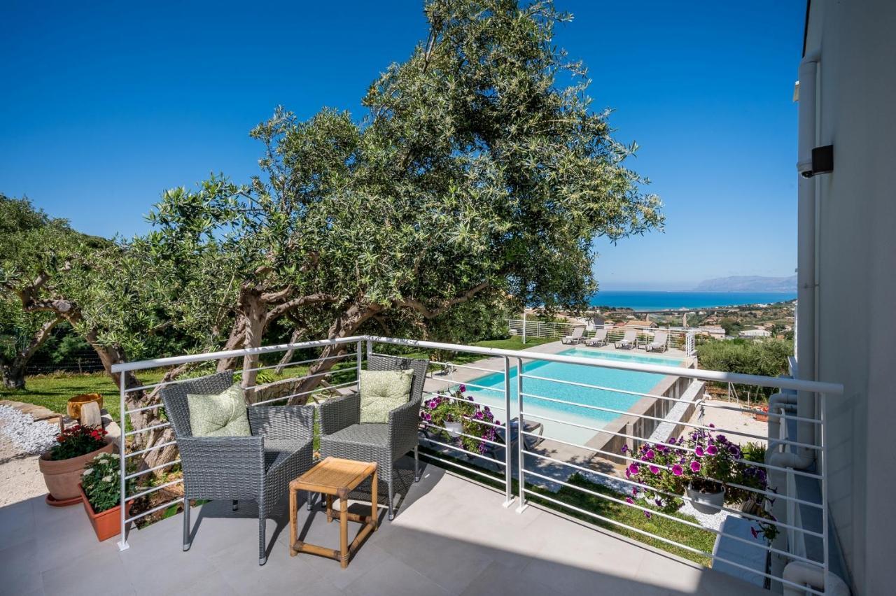 Villa Maria Con Piscina E Vista Mare Castellammare del Golfo Dış mekan fotoğraf